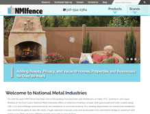 Tablet Screenshot of nmifence.com